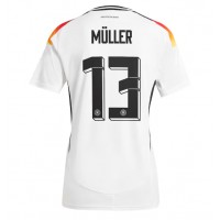 Deutschland Thomas Muller #13 Fußballbekleidung Heimtrikot Damen EM 2024 Kurzarm